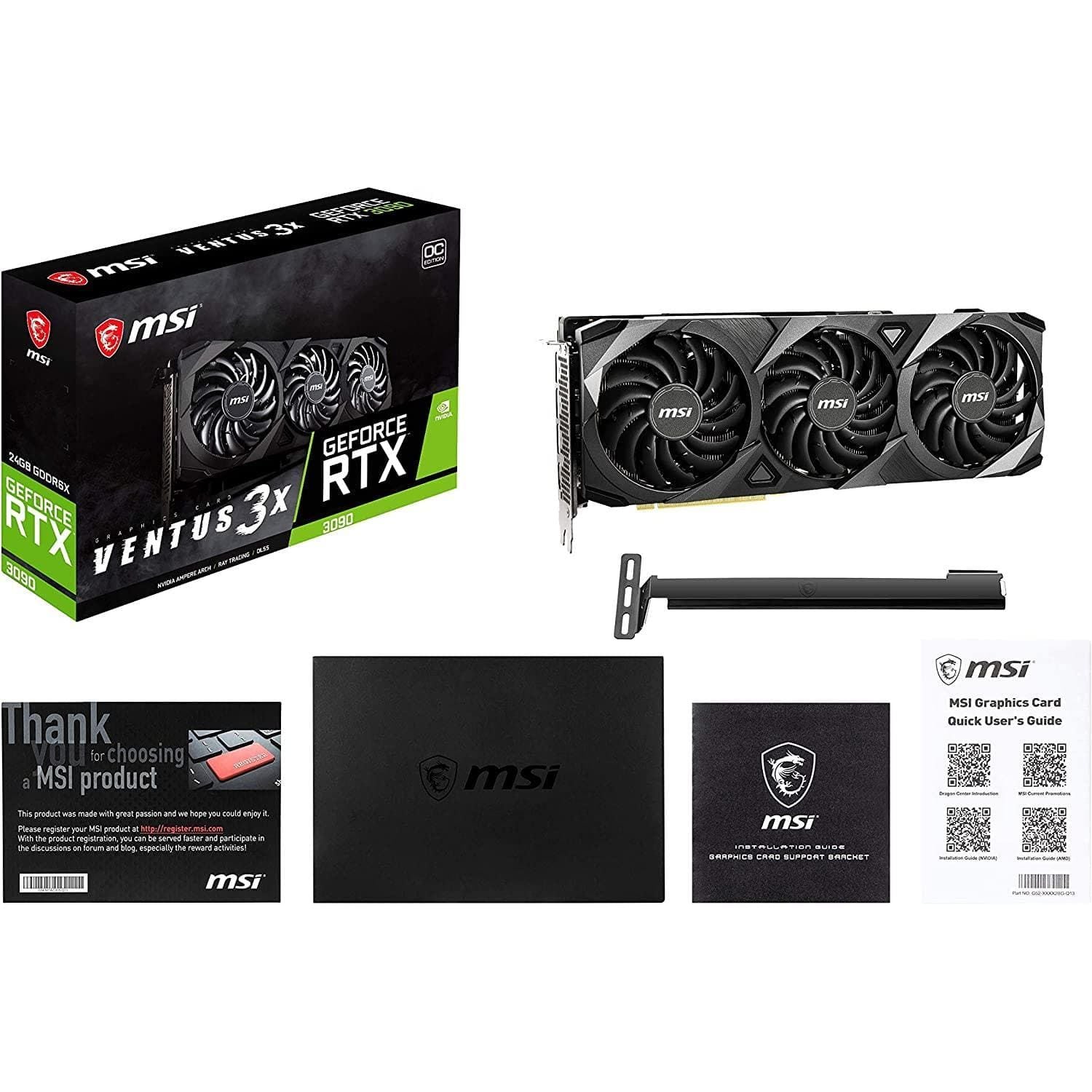 Buy MSI,MSI GeForce RTX 3090 VENTUS 3X 24G OC Gaming Graphics Card - 24GB GDDR6X, 1725 MHz, PCI Express Gen 4, 384-bit, 3x DisplayPort v1.4a, HDMI 2.1 - Gadcet.com | UK | London | Scotland | Wales| Ireland | Near Me | Cheap | Pay In 3 | Desktop Computers